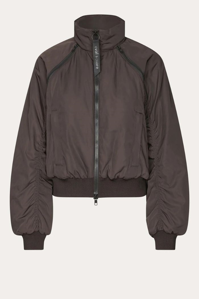 Oval Square, Alive Bomber jacket, Chocolate